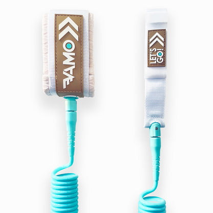 10' Full Coiled SUP Paddleboard Leash - Vibrant Collection