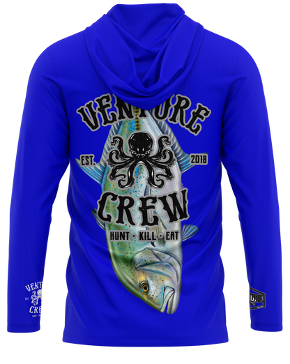 Venture Crew Omilu Royal Dri Fit Hoodie (Adult/Keiki)