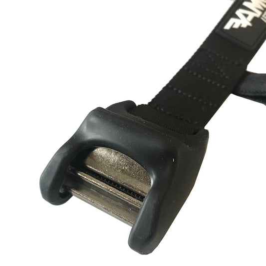 Basic 15' & 10' Tie Down Straps with Silicone Buckle Covers