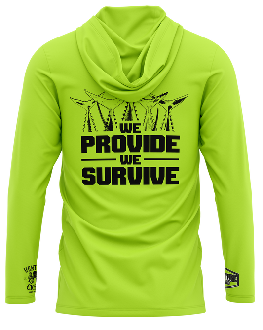 We Provide We Survive Dri Fit Hoodie (Adult/Keiki)