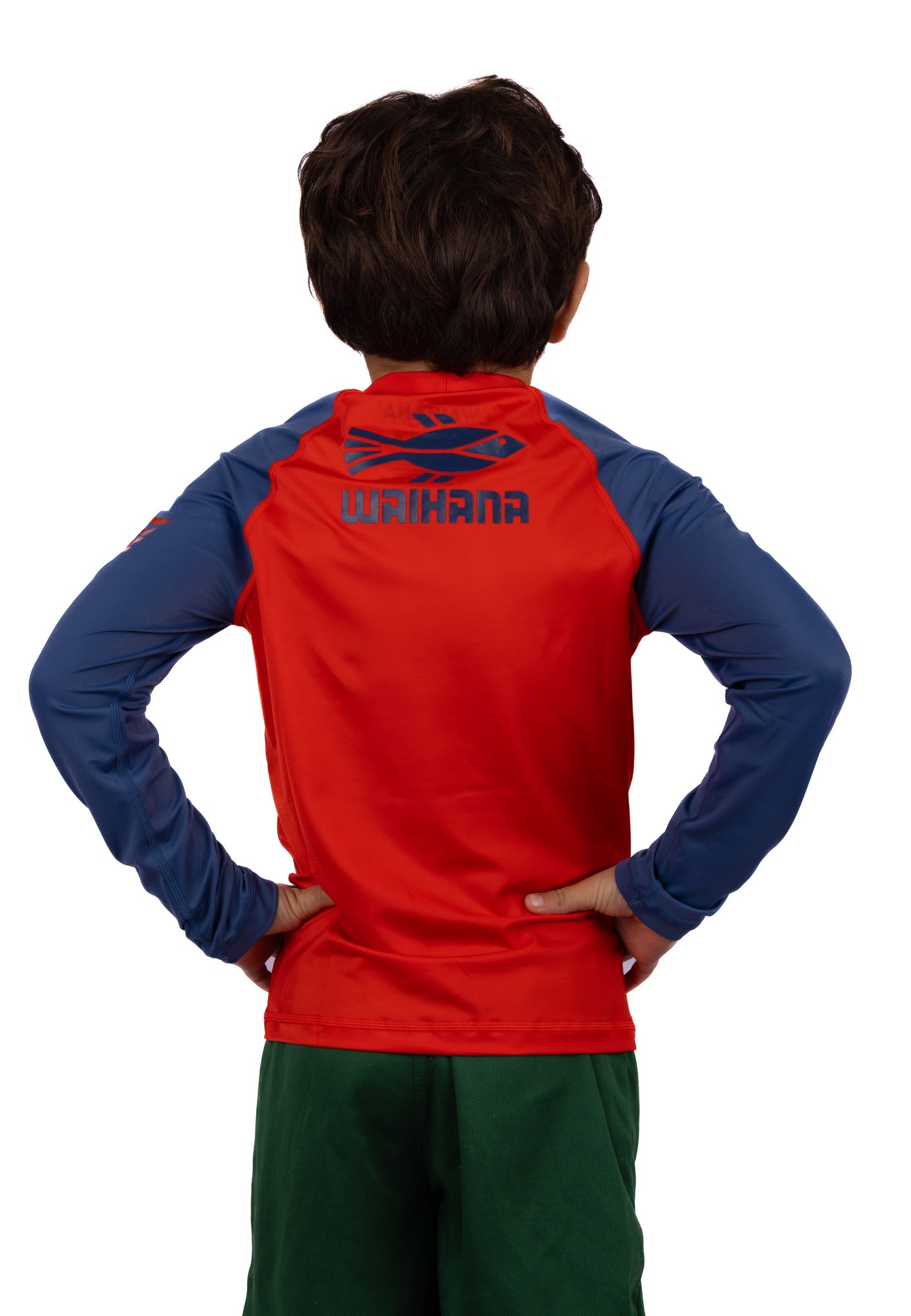 Children's Red Long Sleeve Rashguard