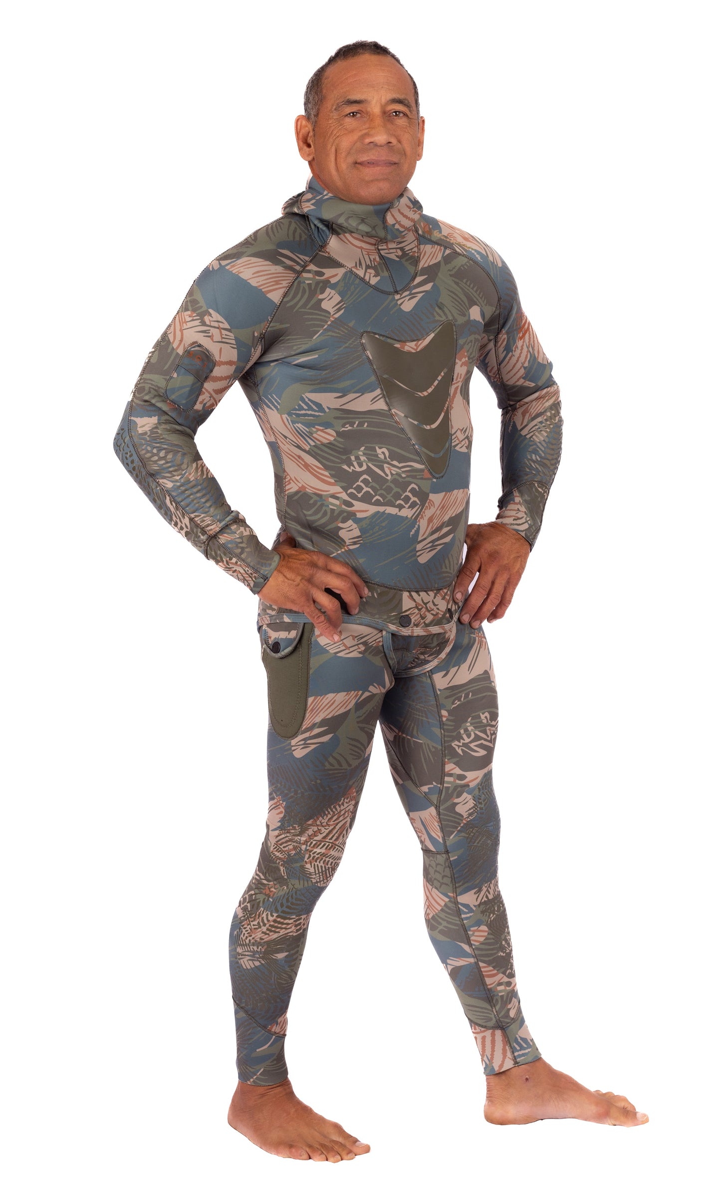 Men’s Hawaiian Brushstroke Spearfishing 1.5mm Wetsuit