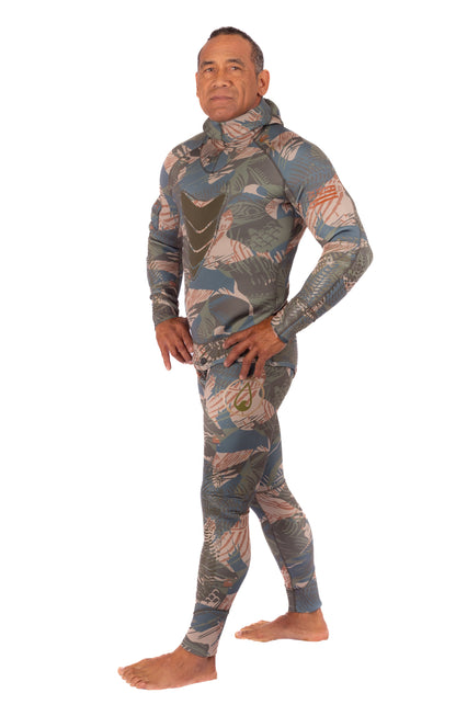 Men’s Hawaiian Brushstroke Spearfishing 1.5mm Wetsuit