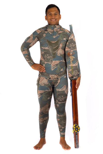 Men’s Hawaiian Brushstroke Spearfishing 1.5mm Wetsuit