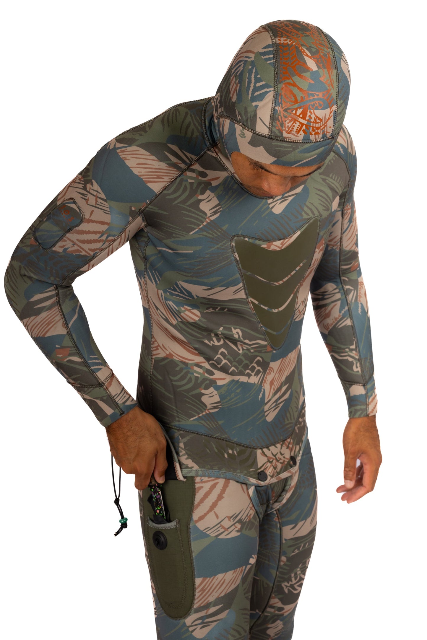 Men’s Hawaiian Brushstroke Spearfishing 1.5mm Wetsuit