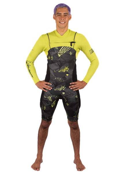 Men's Lime Fishbone Impact Spring Suit
