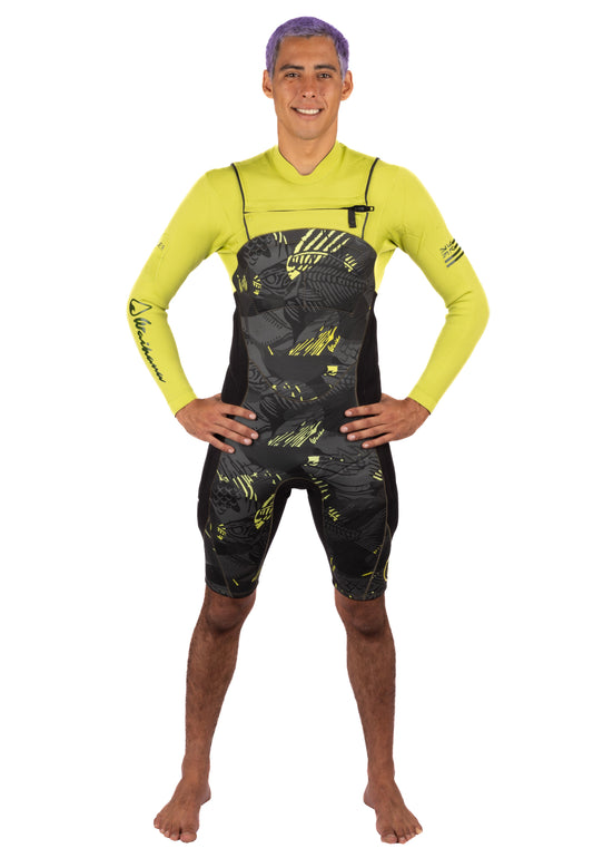 Men's Lime Fishbone Impact Spring Suit
