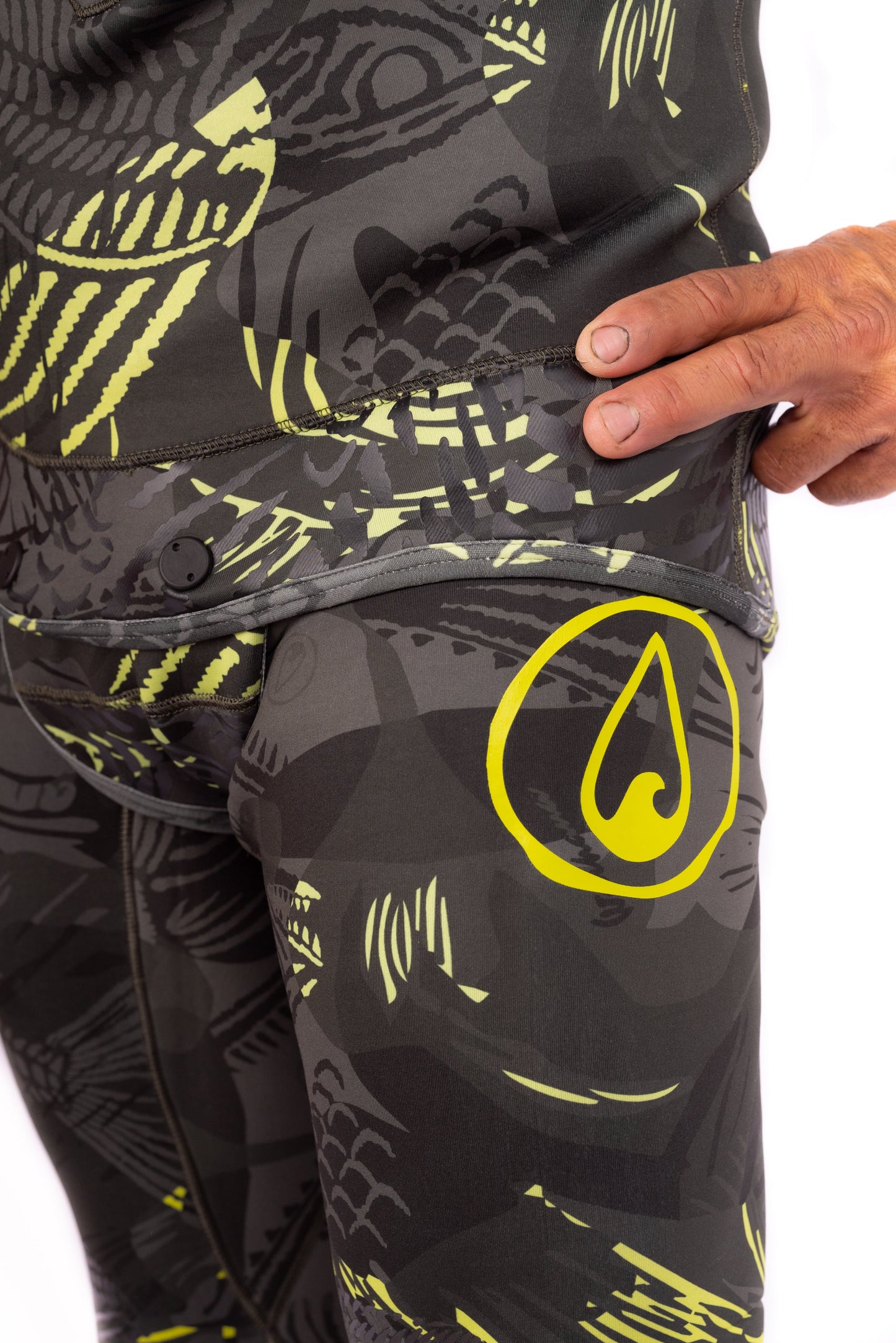 Men’s Lime Fishbone Spearfishing 1.5mm Wetsuit