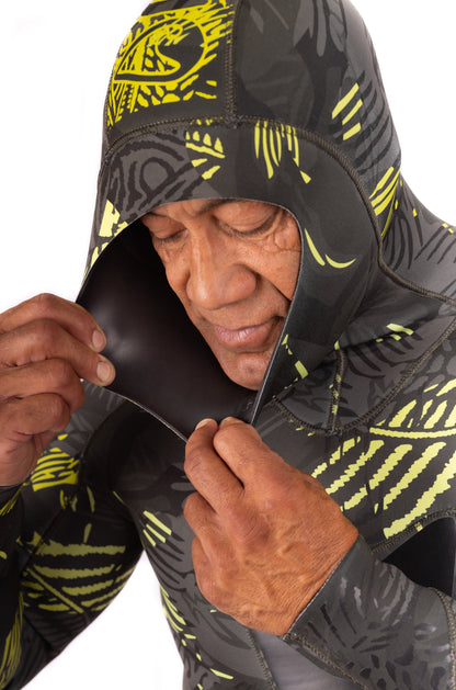 Men’s Lime Fishbone Spearfishing 1.5mm Wetsuit