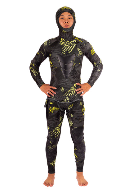 Men’s Lime Fishbone Spearfishing 1.5mm Wetsuit