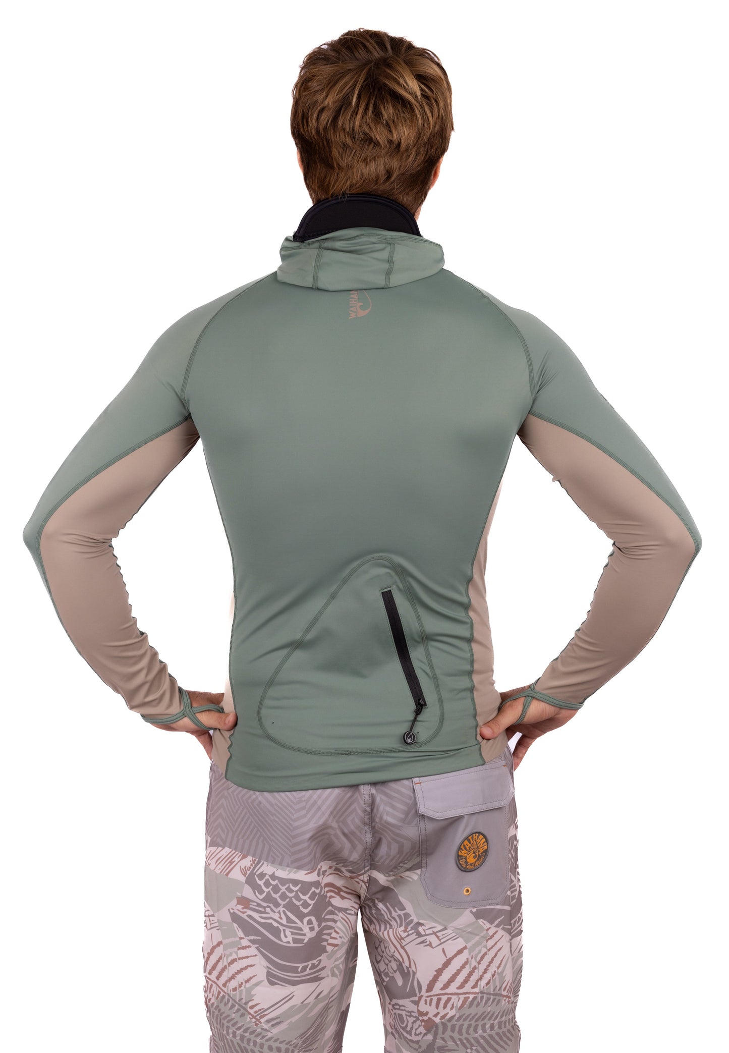 Olive Hooded Voyager Rashguard