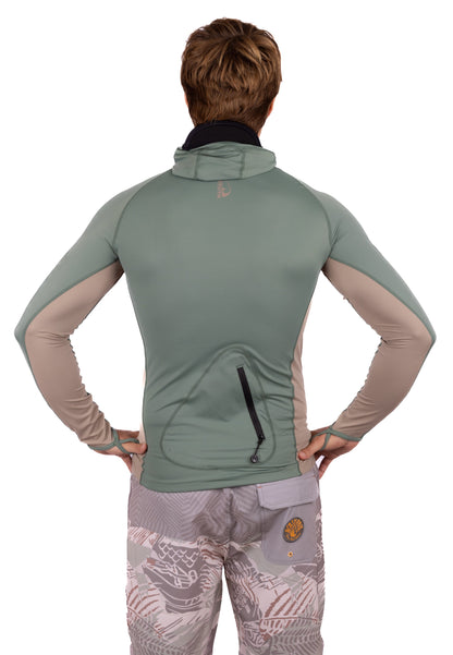 Olive Hooded Voyager Rashguard