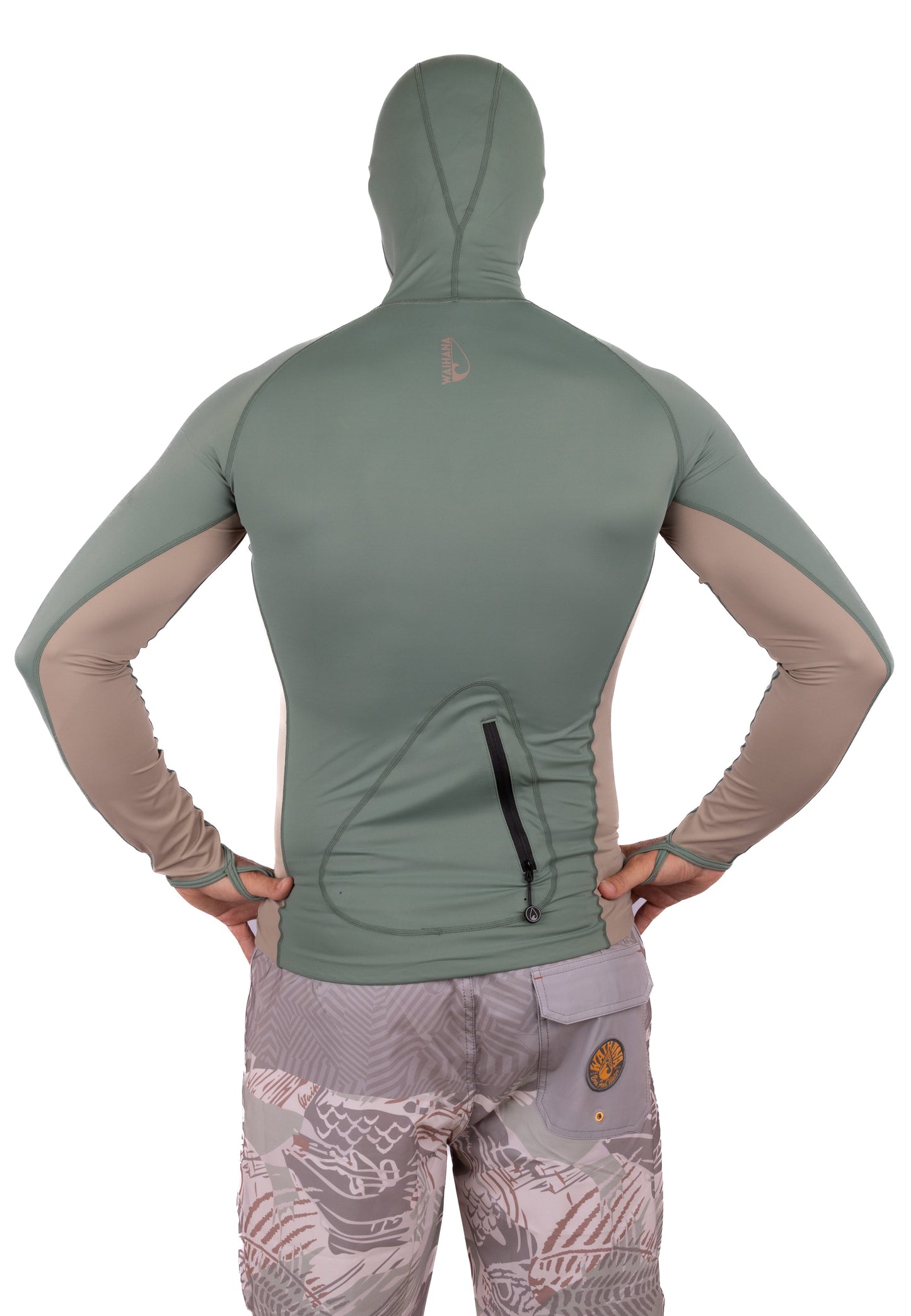Olive Hooded Voyager Rashguard