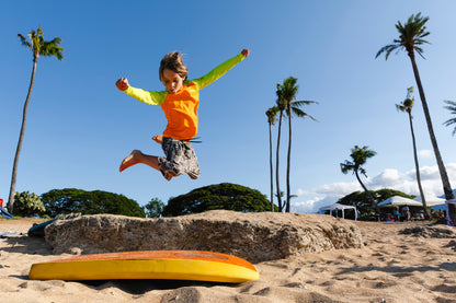 Children's Orange Long Sleeve Rashguard