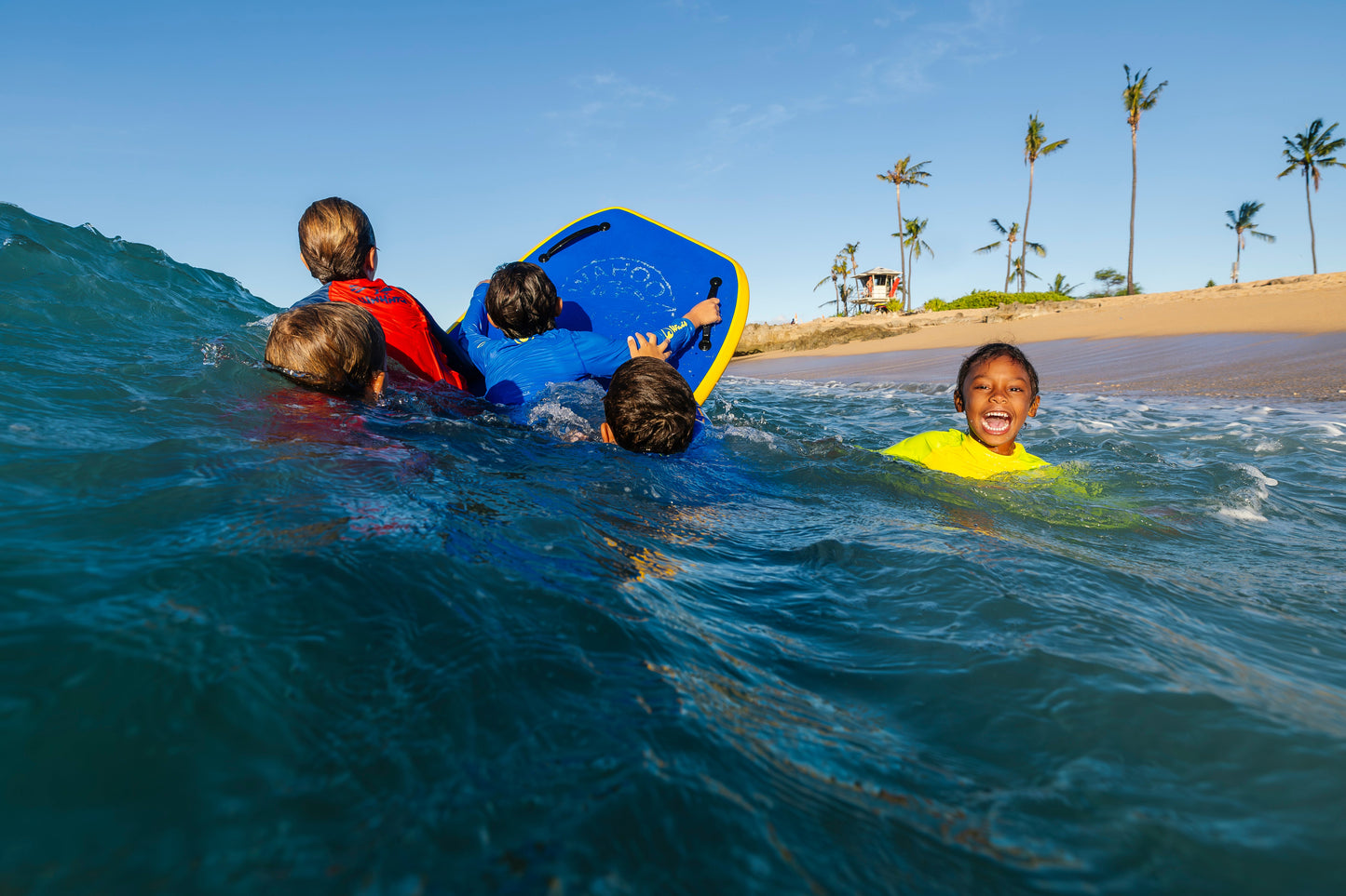 Children's Red Long Sleeve Rashguard