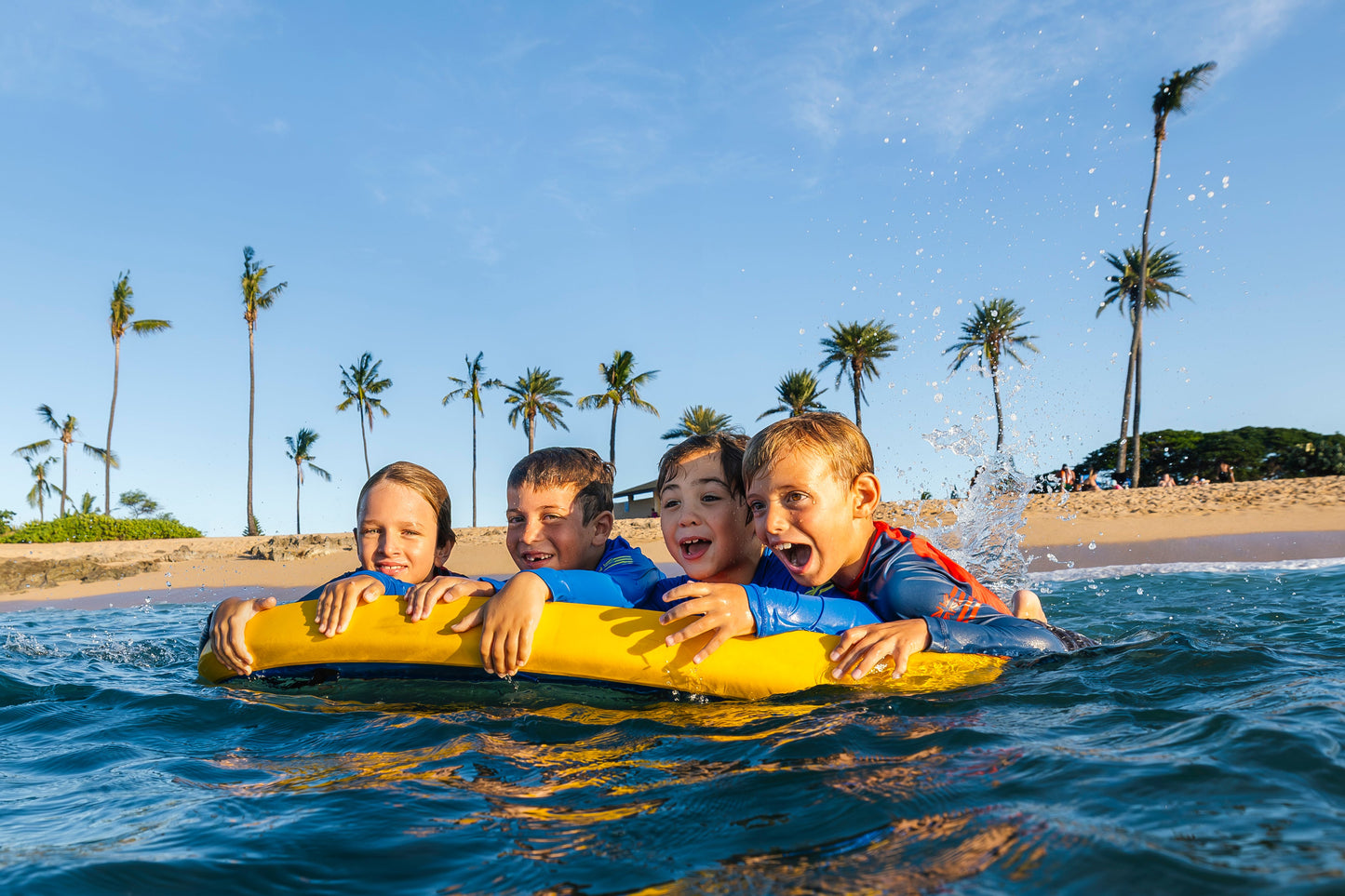 Children's Orange Long Sleeve Rashguard