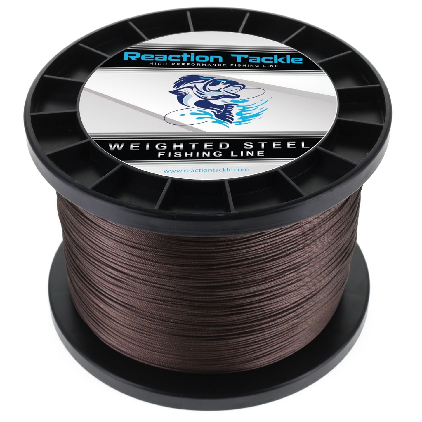 Reaction Tackle Weighted Stainless Steel Trolling Line 45LB- Premium Weighted Fishing Wire - New