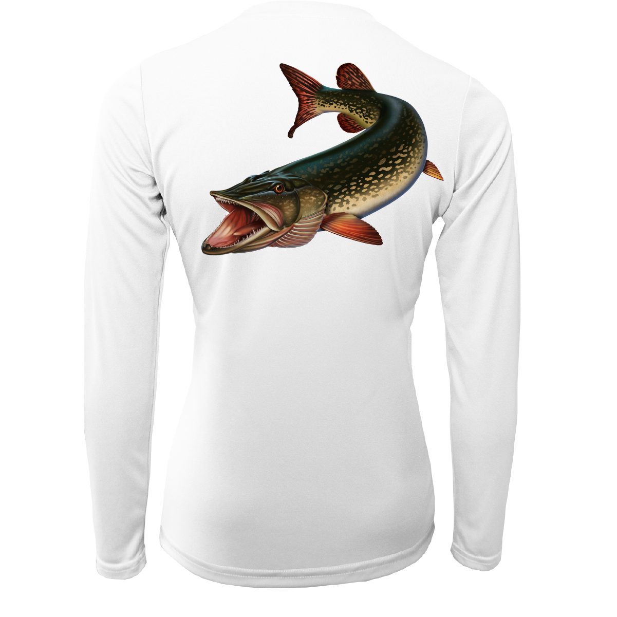 Michigan Freshwater Born Pike Women's Long Sleeve UPF 50+ Dry-Fit Shirt