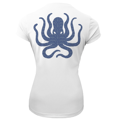 Key West, FL Kraken Women's Short Sleeve UPF 50+ Dry-Fit Shirt