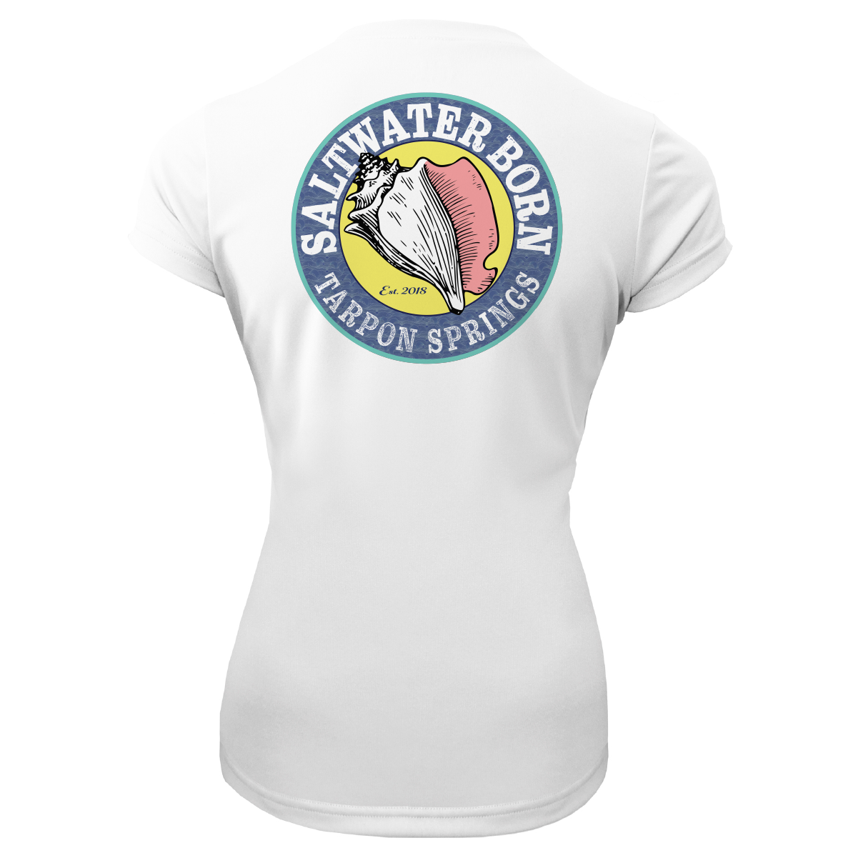 Tarpon Springs Florida Girl Women's Short Sleeve UPF 50+ Dry-Fit Shirt