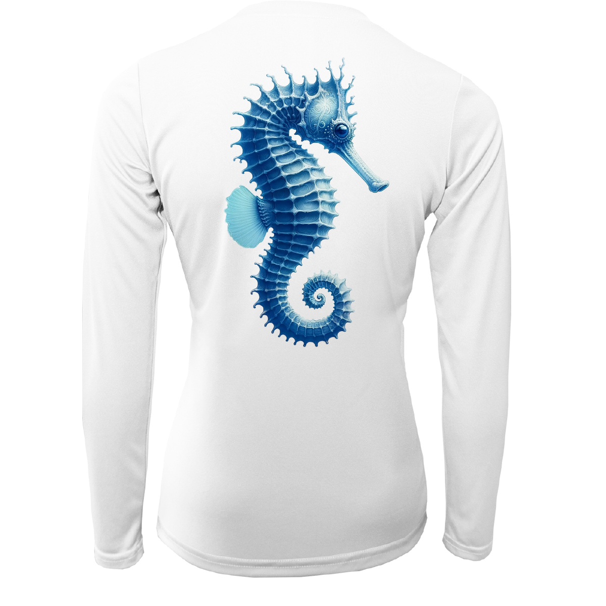Key West, FL Seahorse Women's Long Sleeve UPF 50+ Dry-Fit Shirt