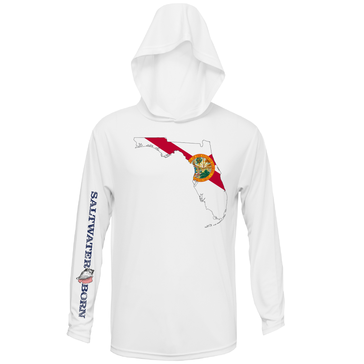 State of Florida Men's Long Sleeve UPF 50+ Dry-Fit Hoodie