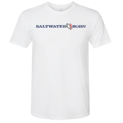 Saltwater Born Outer Banks, NC Lighthouse Triblend Tee