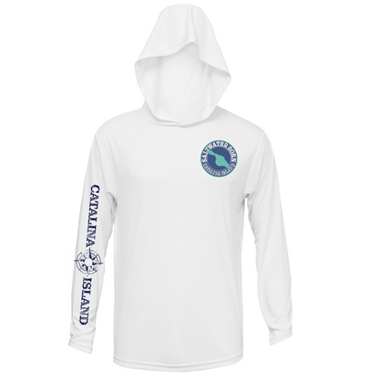 Avalon, CA Harbor Men's Long Sleeve UPF 50+ Dry-Fit Hoodie