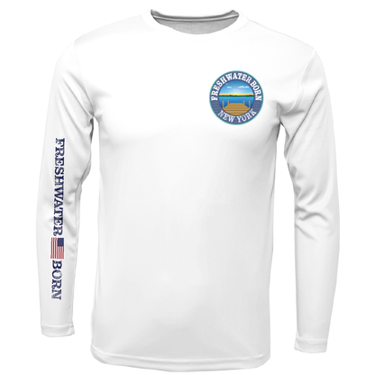 New York Freshwater Born "Surrender The Booty" Men's Long Sleeve UPF 50+ Dry-Fit Shirt