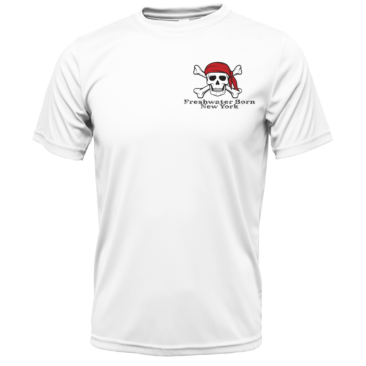 New York Freshwater Born "Surrender The Booty" Men's Short Sleeve UPF 50+ Dry-Fit Shirt