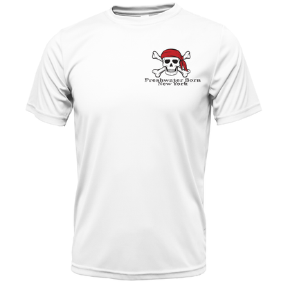 New York Freshwater Born "Surrender The Booty" Men's Short Sleeve UPF 50+ Dry-Fit Shirt