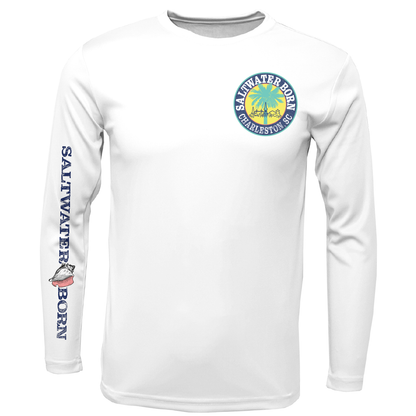 Charleston, SC Kraken Palmetto Logo Men's Long Sleeve UPF 50+ Dry-Fit Shirt