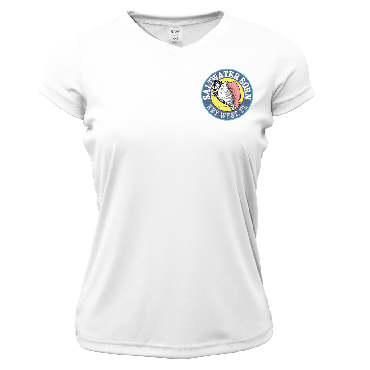 Key West, FL Seahorse Women's Short Sleeve UPF 50+ Dry-Fit Shirt