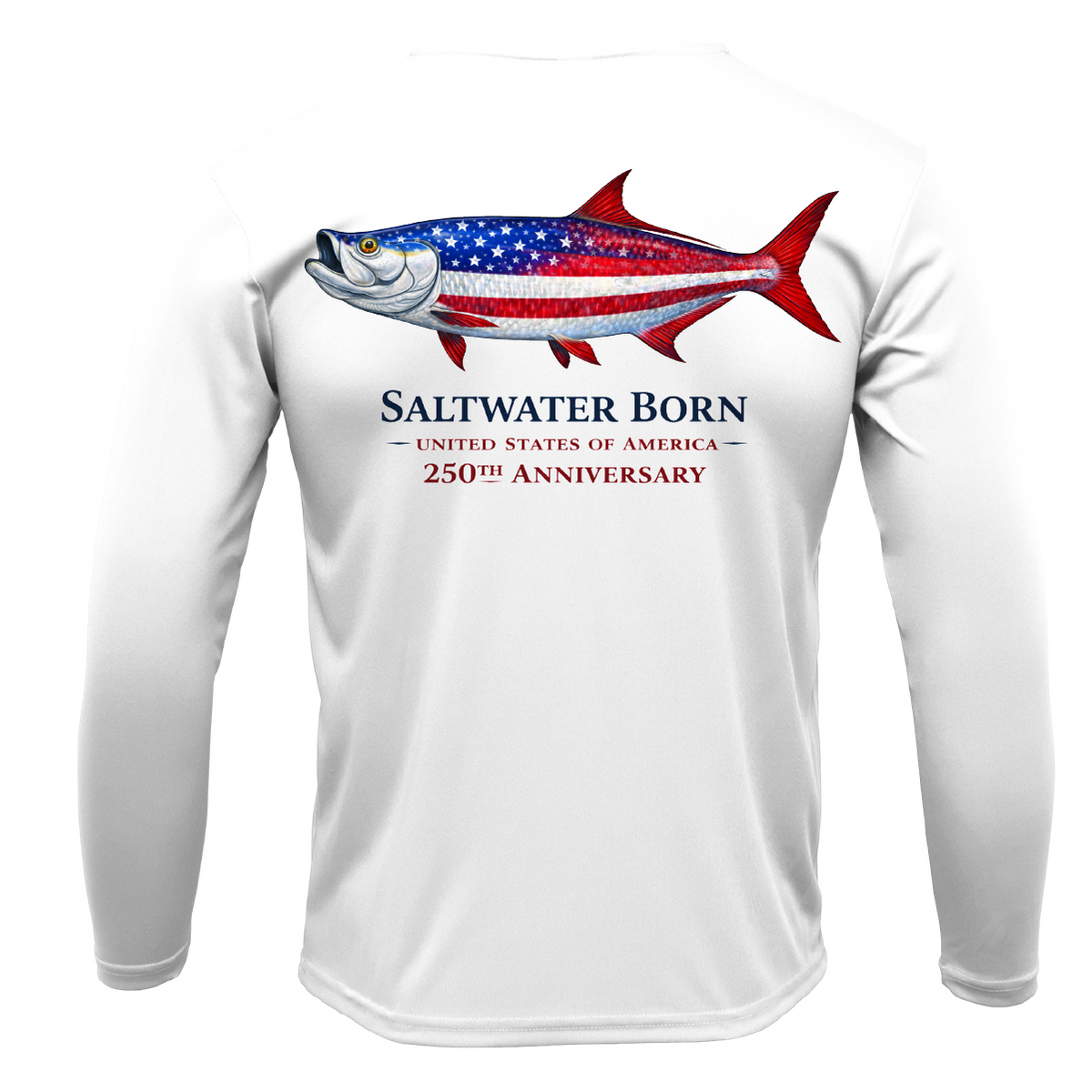250th Action Tarpon Girl's Long Sleeve UPF 50+ Dry-Fit Shirt