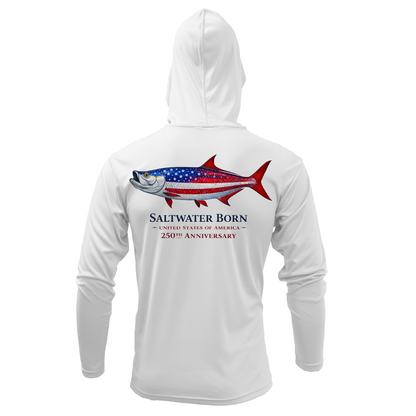250th Action Tarpon Girl's Long Sleeve UPF 50+ Dry-Fit Hoodie