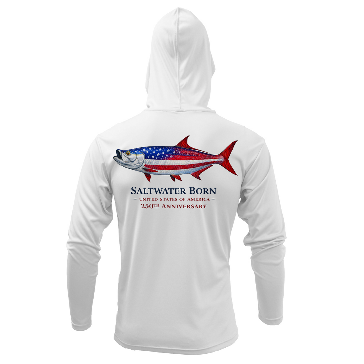250th Anniversary Action Tarpon Men's Long Sleeve UPF 50+ Dry-Fit Hoodie