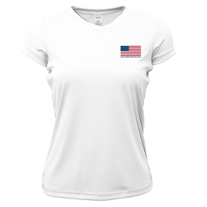 250th Anniversary Action Tarpon Women's Short Sleeve UPF 50+ Dry-Fit Shirt
