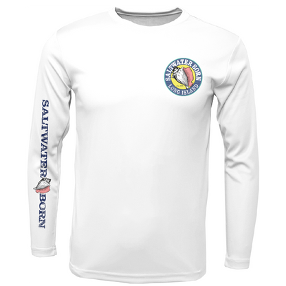 Long Island, NY Lighthouse Men's Long Sleeve UPF 50+ Dry-Fit Shirt