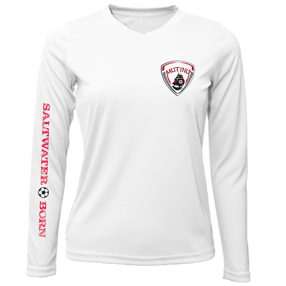 Mutiny Soccer Club Women's Long Sleeve UPF 50+ Dry-Fit Shirt