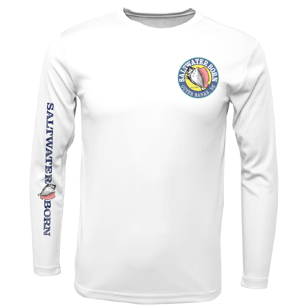 Outer Banks, NC Beach Jeep Men's Long Sleeve UPF 50+ Dry-Fit Shirt