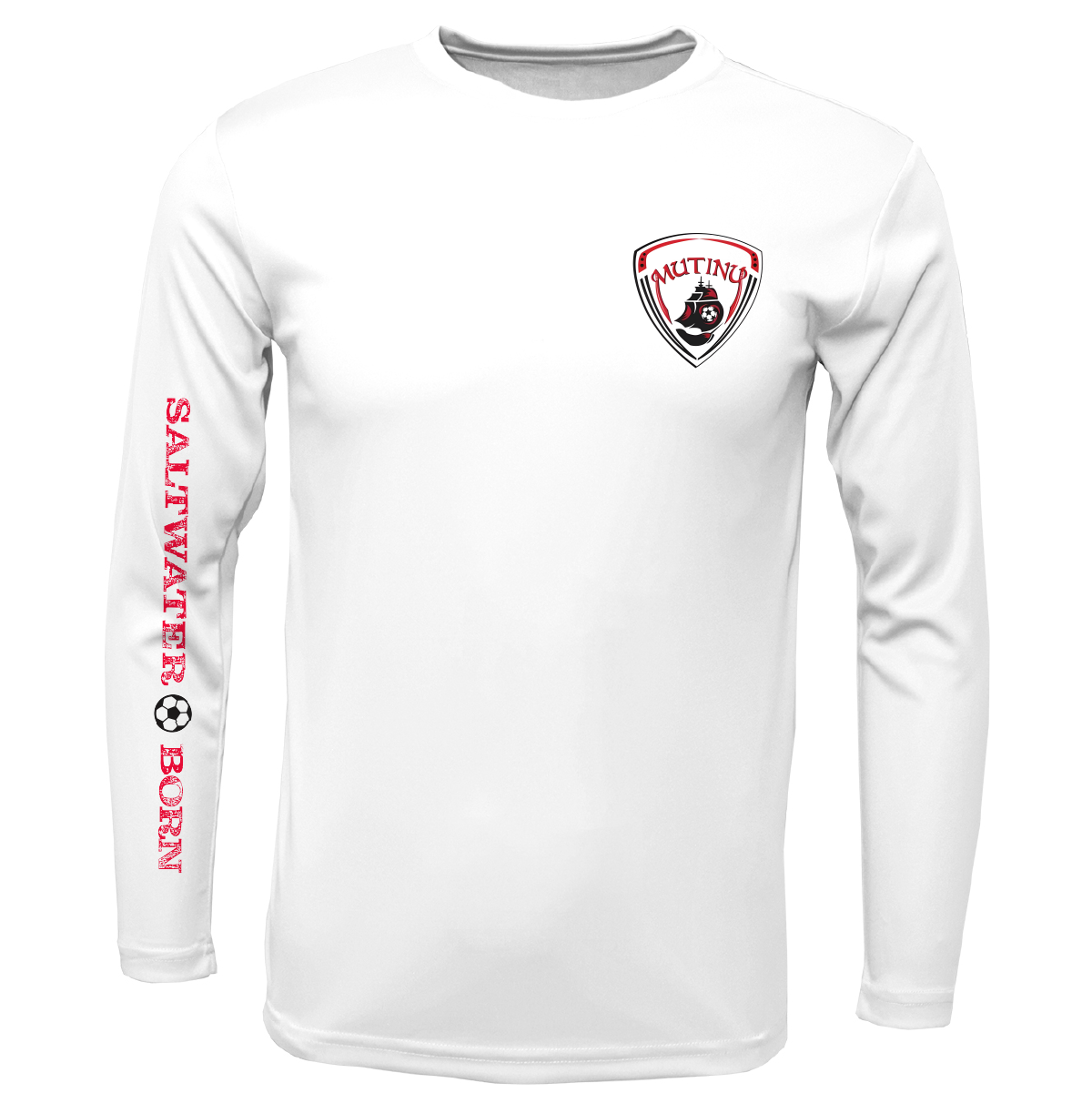 Mutiny Soccer Club Boy's Long Sleeve UPF 50+ Dry-Fit Shirt