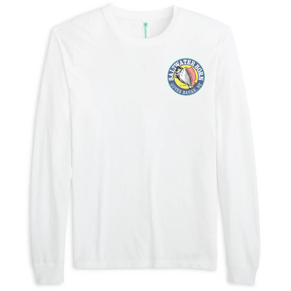 Outer Banks, NC Tuna Men's Cotton Long Sleeve Shirt
