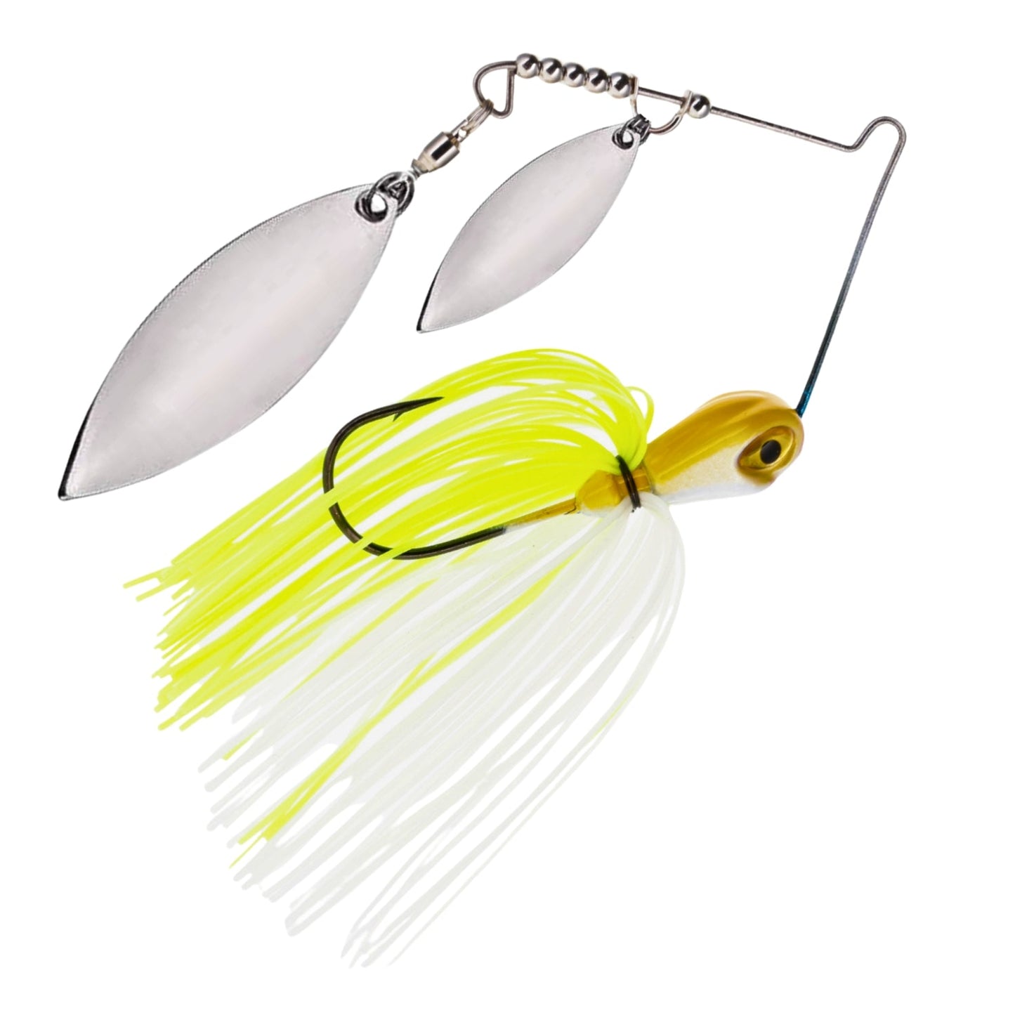 Reaction Tackle Lead Double Willow Blade Spinnerbait Jigs (3-Pack) - New