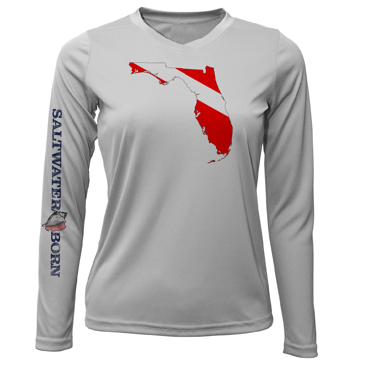 Florida Diver Long Sleeve UPF 50+ Dry-Fit Shirt