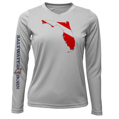 Florida Diver Long Sleeve UPF 50+ Dry-Fit Shirt