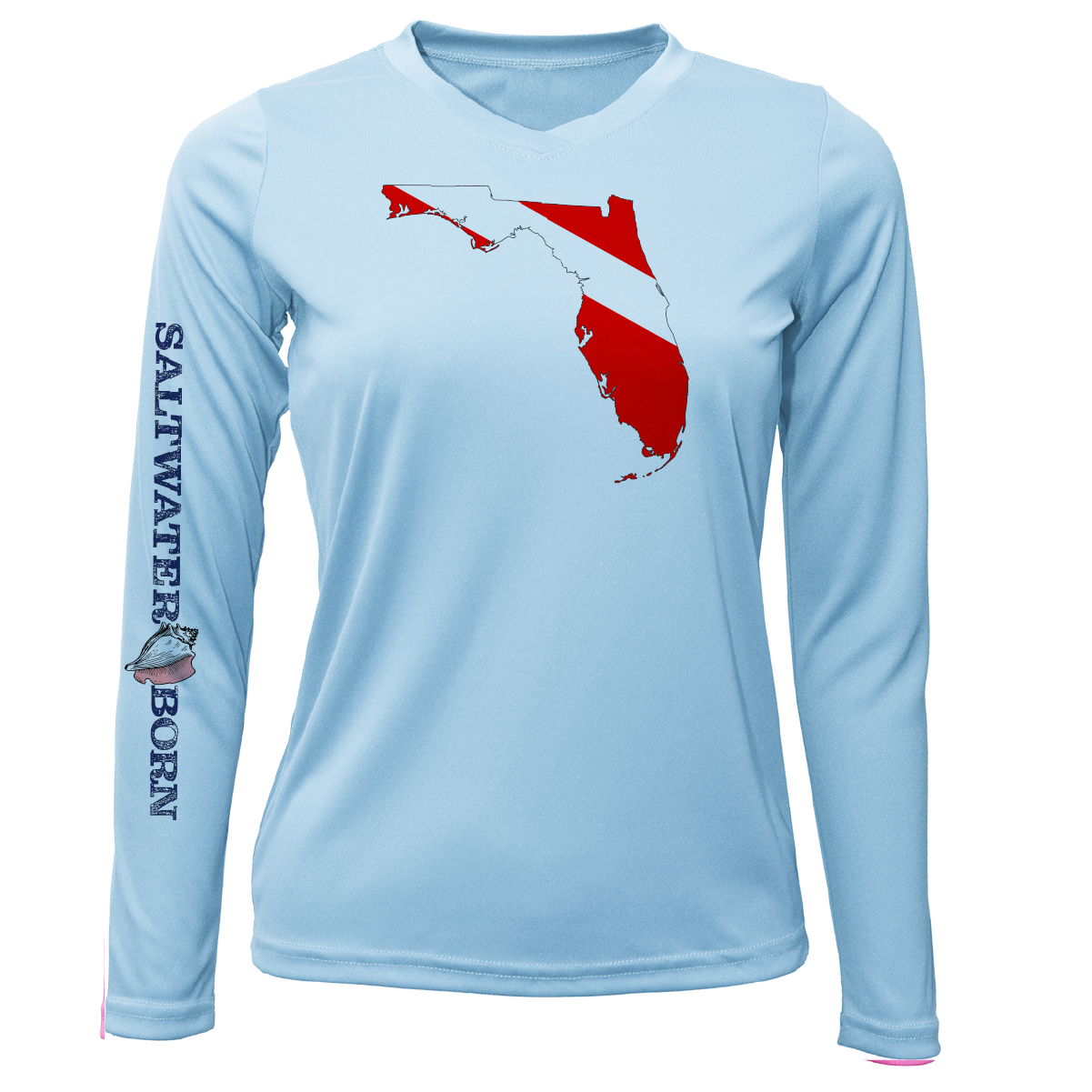 Florida Diver Long Sleeve UPF 50+ Dry-Fit Shirt