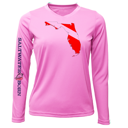 Florida Diver Long Sleeve UPF 50+ Dry-Fit Shirt
