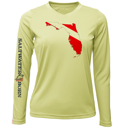 Florida Diver Long Sleeve UPF 50+ Dry-Fit Shirt