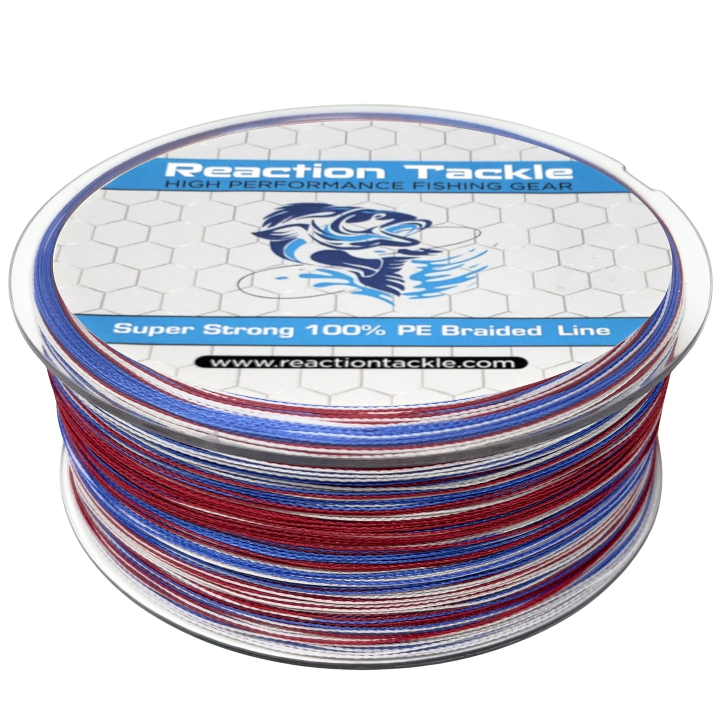 Reaction Tackle Braided Fishing Line - USA Camo