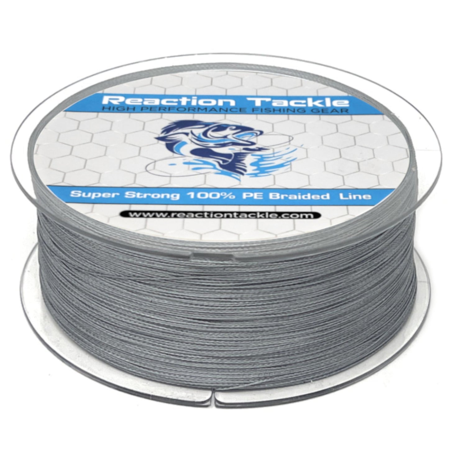 Reaction Tackle Braided Fishing Line - Gray